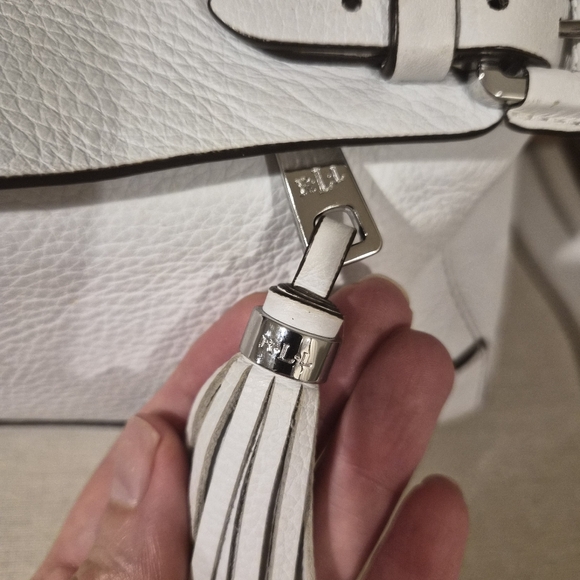 Ralph Lauren Leather White Shoulder Bag - Picture 4 of 10